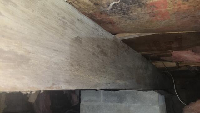 Rotting Crawl Space Joist