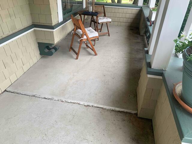 Uneven Concrete Slabs