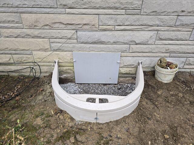 New Crawl Space Access Well