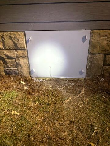 New Crawl Space Door