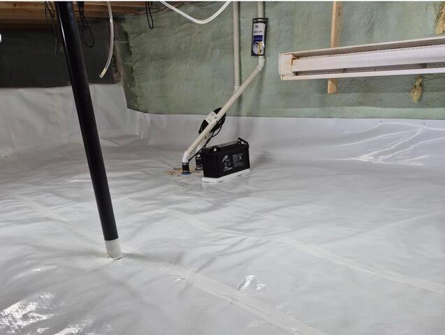 After Photo- Crawlspace Encapsulation- Aldouane, NB