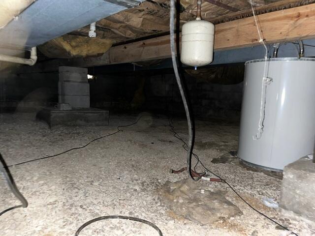 Dark, Wet, Dirty Crawl Space