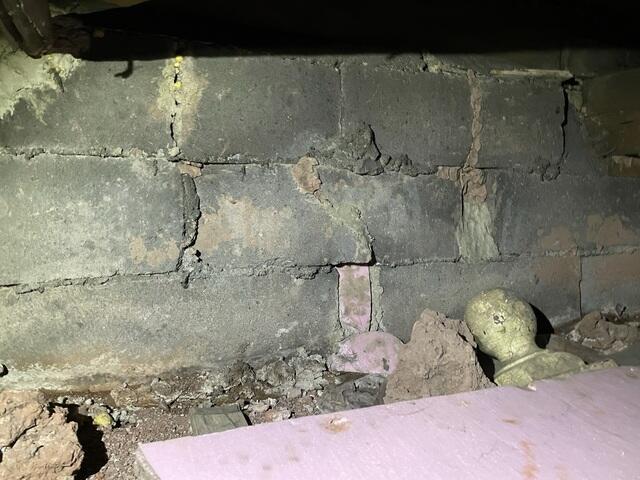 Failing Wall Foundation