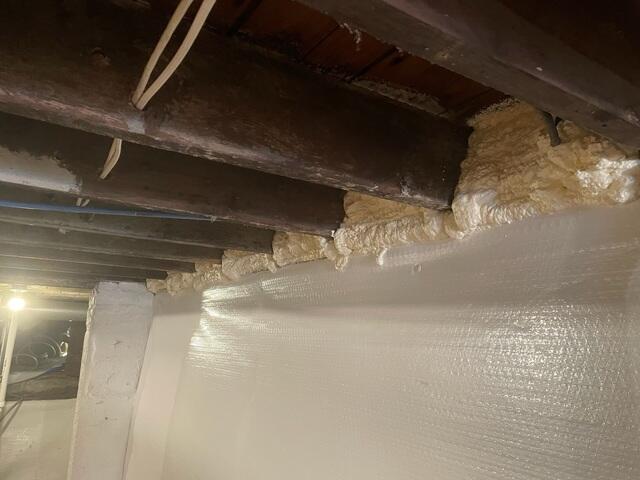 CrawlSpace Rim Joists Insulated