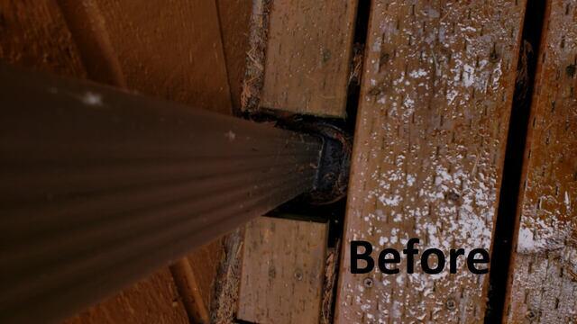 Before Gutter Replacement in Bellingham