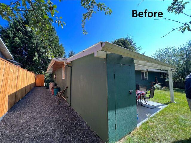 Before Gutter Replacement in Everett, WA