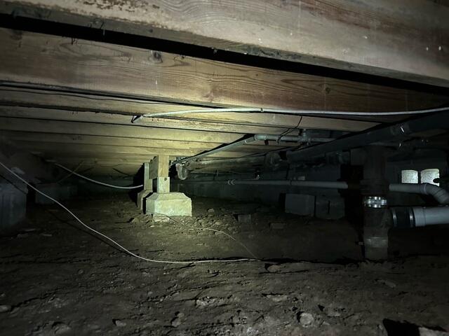 Damp Crawl Space