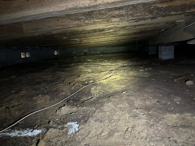 Damp Crawl Space