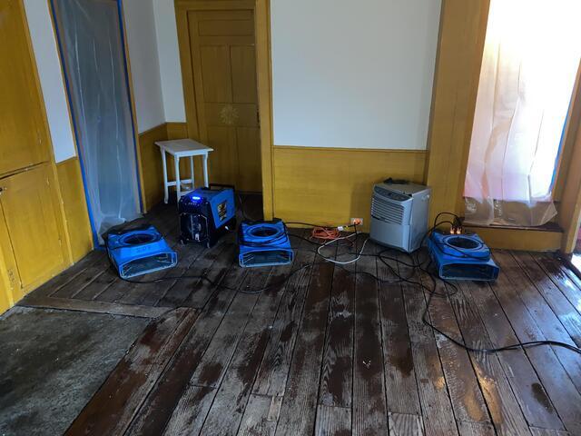Harwood Floors Affected by Plumbing Leak