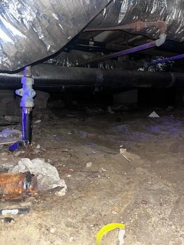 Damp Crawl Space