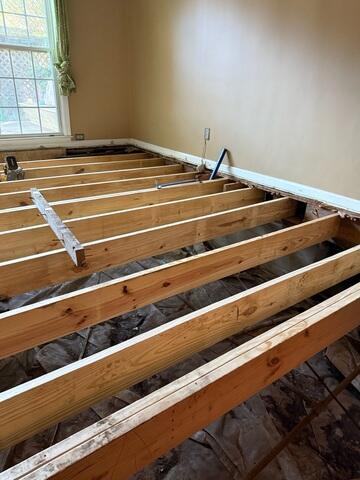 Removing Damaged Floor