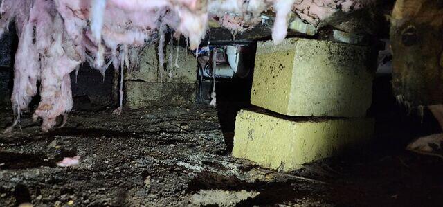 Damp Crawl Space