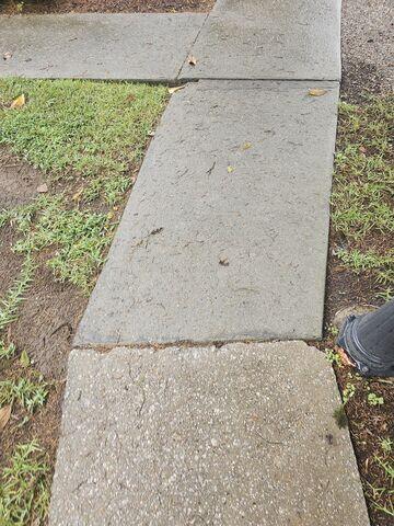 Uneven Concrete