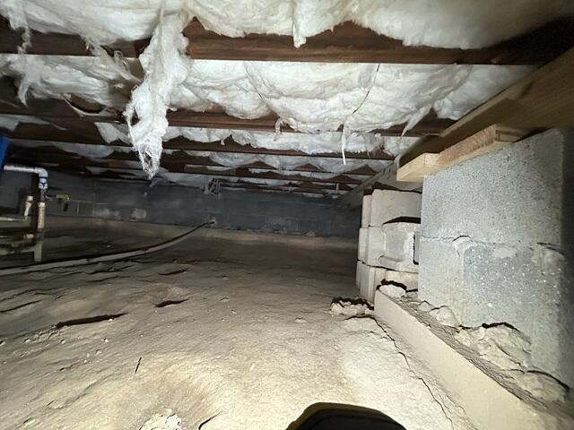 Damp Crawl Space
