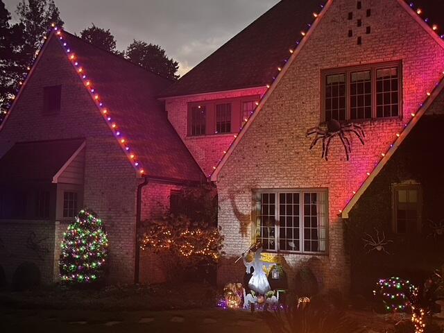 Halloween Lights in Charlotte