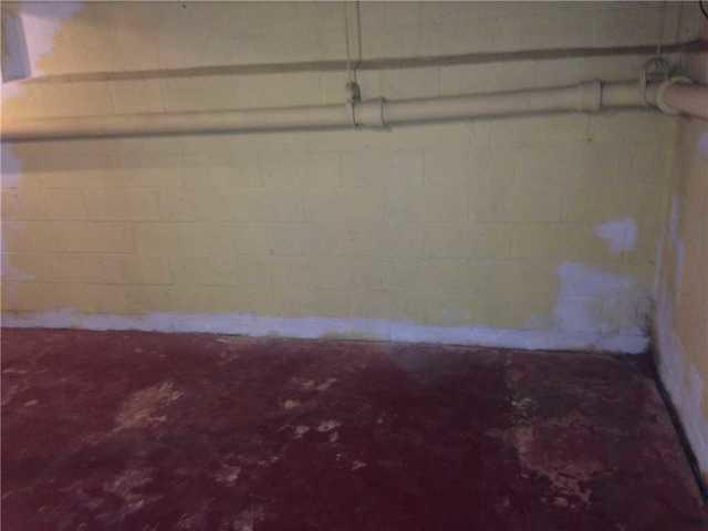 Water Damaged Basement Wall