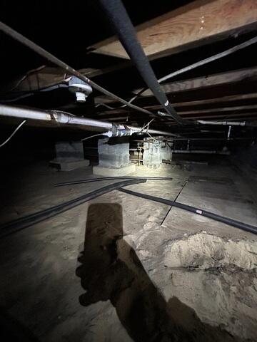 Inspecting The Crawl Space