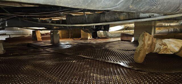 Installing Drainage Matting