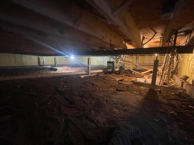 New Support Beams Installed