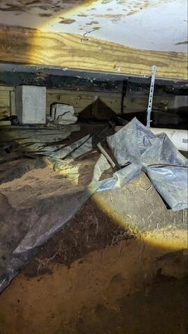 Dirt Floor & Loose Plastic