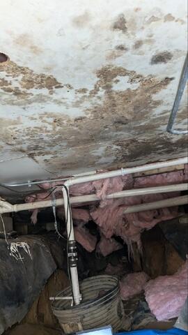 Pre-Existing Sump and Insulation