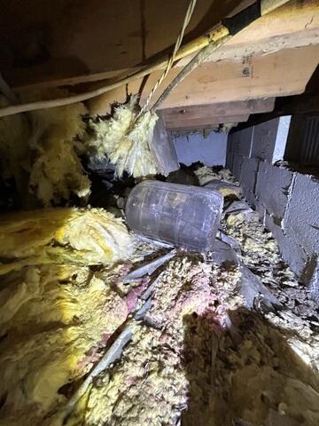 Messy Crawl Space
