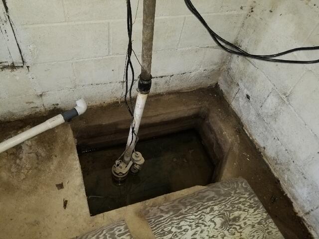 Existing Sump Pit
