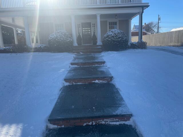 Clearing the Walkway