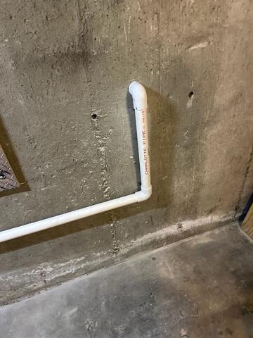 Interior Discharge Line