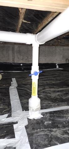 Crawlspace Suction Point