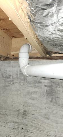 Radon Exhaust Exit Point