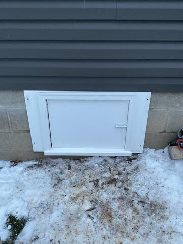 EverLast Crawl Space Door