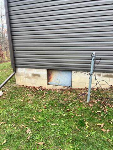 Old Crawl Space Access Point