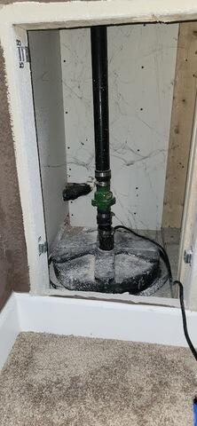 Sump Pit Before