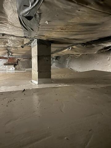 Crawl Space Floor Insulation and Encapsulation