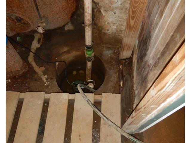 Old Inactive Sump Pump