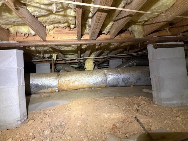 Before Sealing & Stabilizing Crawl Space