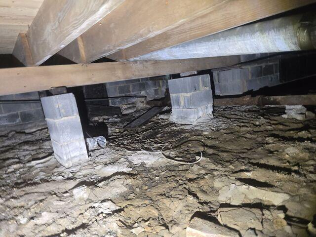 Damp Crawl Space