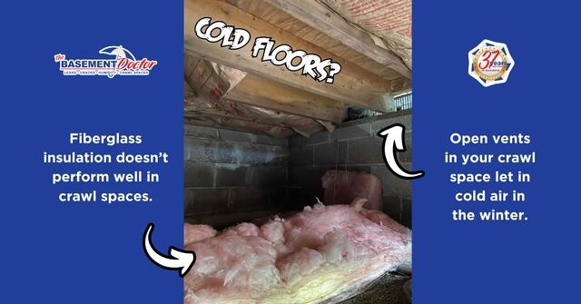 Fallen Insulation From Open Vents
