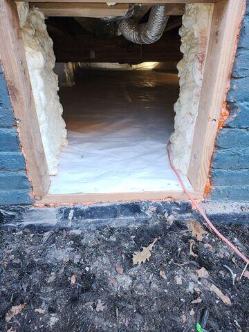 Dry And Healthy Crawl Space