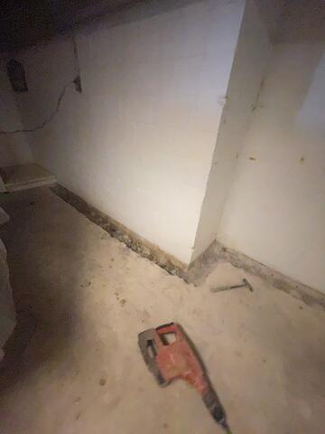 Weep Holes Drilled