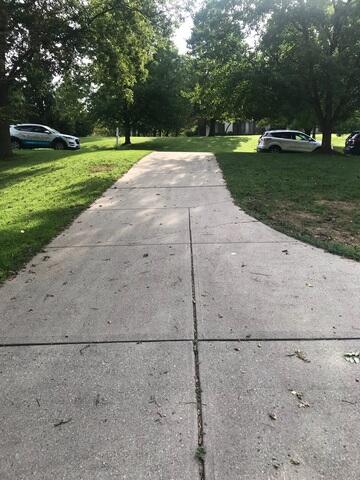 Uneven Driveway