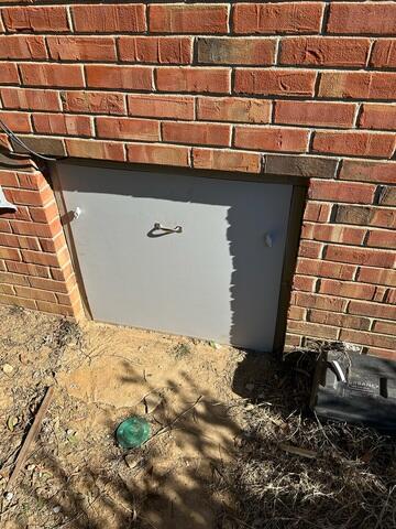 New Crawl Space Door