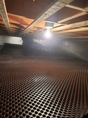 Installing Drainage Matting
