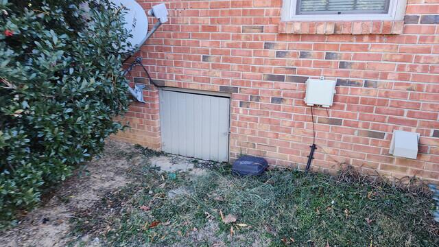 Old Crawl Space Door