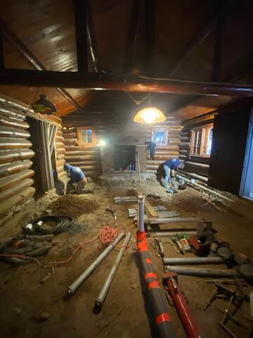 Digging out for the Helical Piers