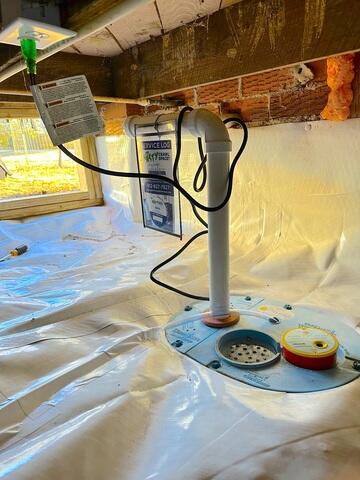 Crawl Space Sump Pump