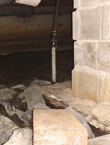 Standing Water in a Crawl Space