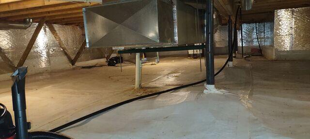 CleanSpace Vapor Barrier to Seal Out Moisture