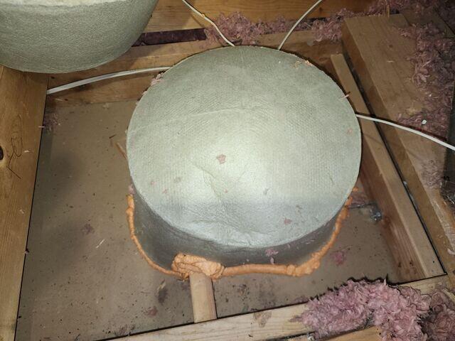 Can light covers with sealant.